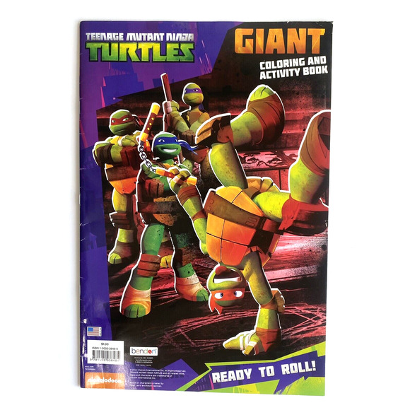 Lot 4 Giant Coloring Books Little Pony’s, Minions, Ninja Turtles 16x11” Unused - Picture 7 of 12